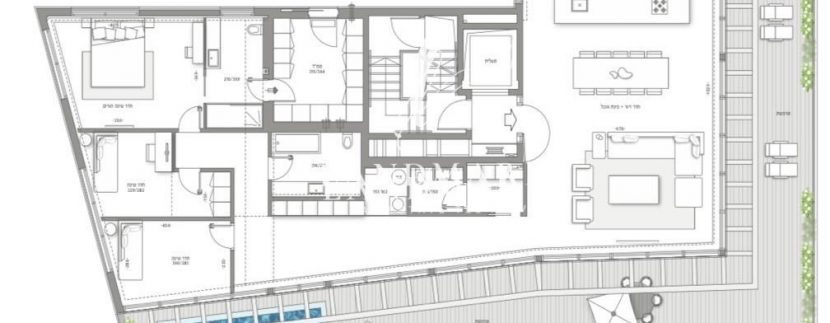 Exceptional 5 room Penthouse center Tel Aviv