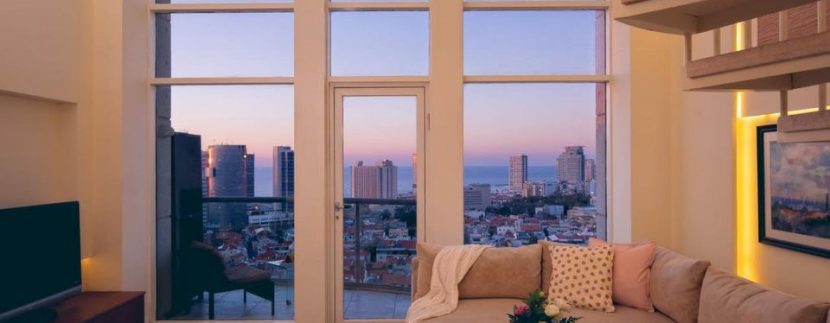 Sea view luxury loft Neve Tzedek Tower Tel Aviv