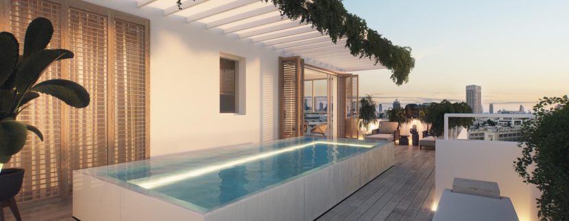 Luxury penthouse with private swimming pool tel aviv
