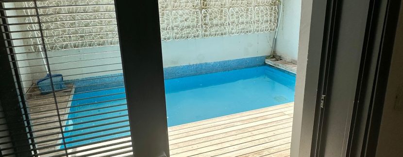 Garden Apartment with Pool in Herzliya Pituach Wingate project