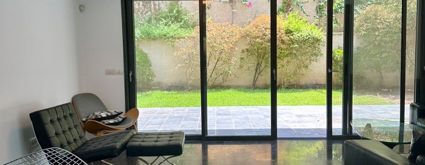 Garden Apartment with Pool in Herzliya Pituach Wingate project