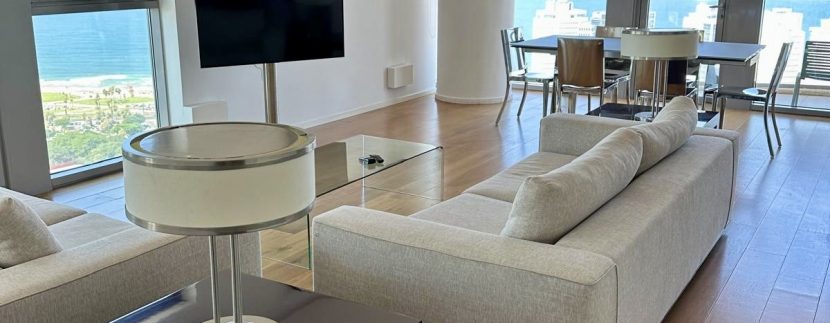 Fully Furnished 3 rooms in Neve Tzedek Tower